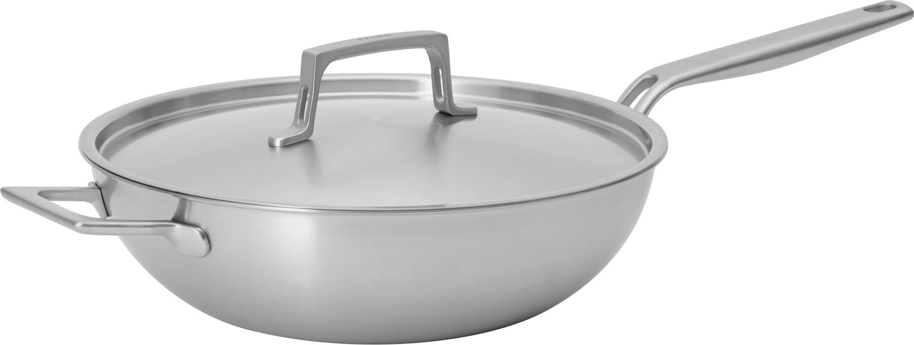 FABINI Wok, panvica antikorová s pokrievkou Lucca 4.0 Pro 30 cm