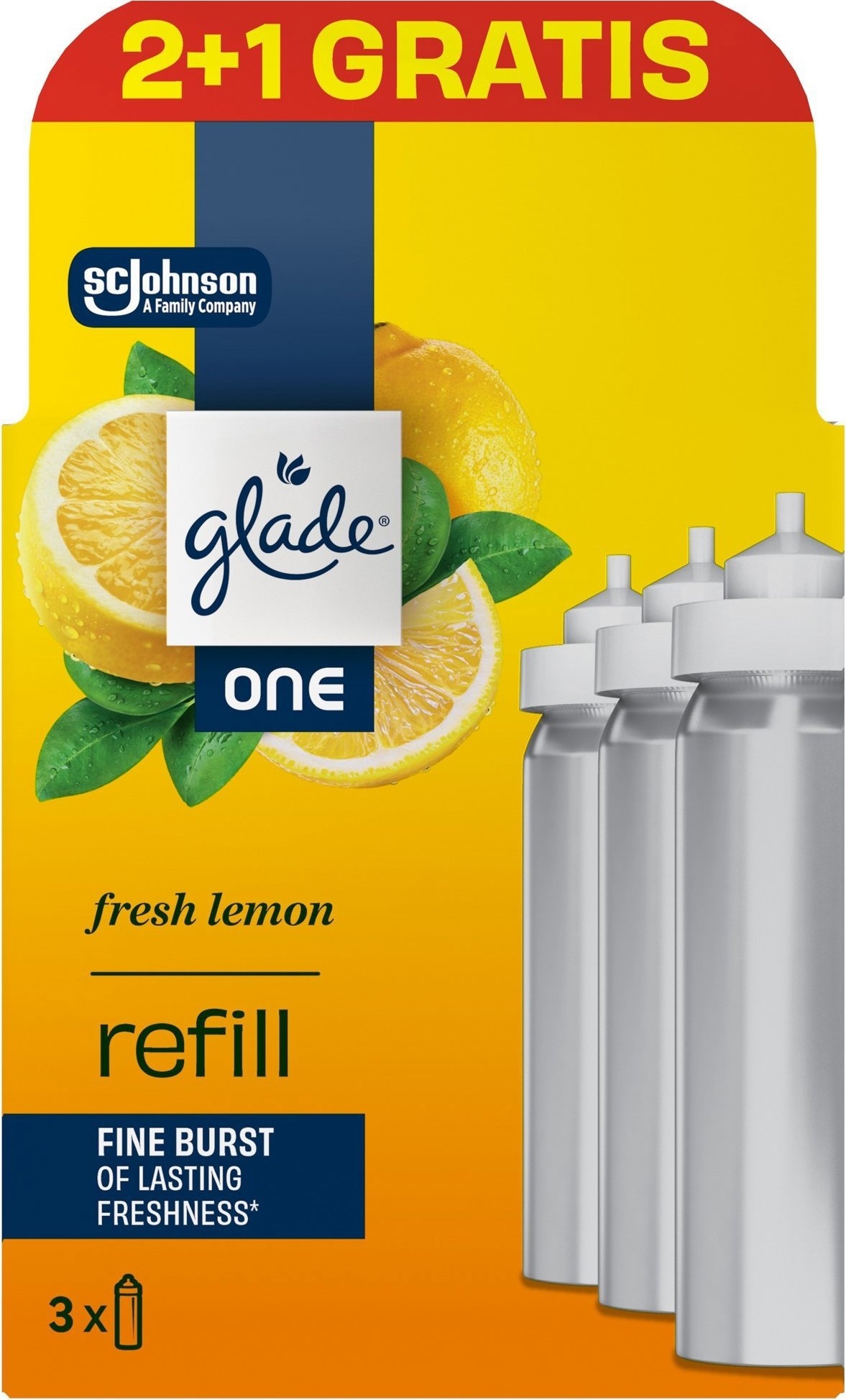 GLADE One Fresh Lemon náplň 3× 10 ml