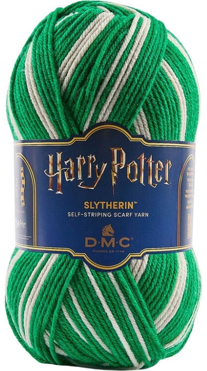 DMC priadza samovzorovacia na upletenie šálu Harry Potter Slizolin, 300 g