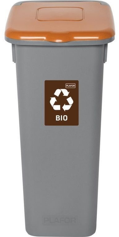Igotrend Kôš separ. odpad 53 l FLAP BIN sivý/hnedý
