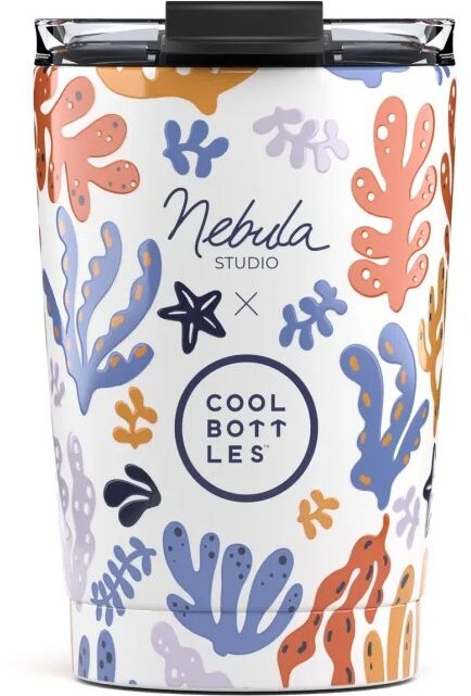 Cool Bottles Nerezový termohrnček Nébula – Underwater Fun 330 ml