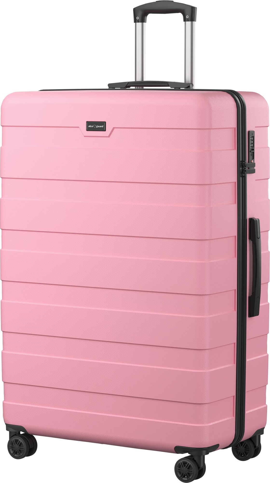 AlzaGuard Traveler Suitcase, veľkosť XL – ružový
