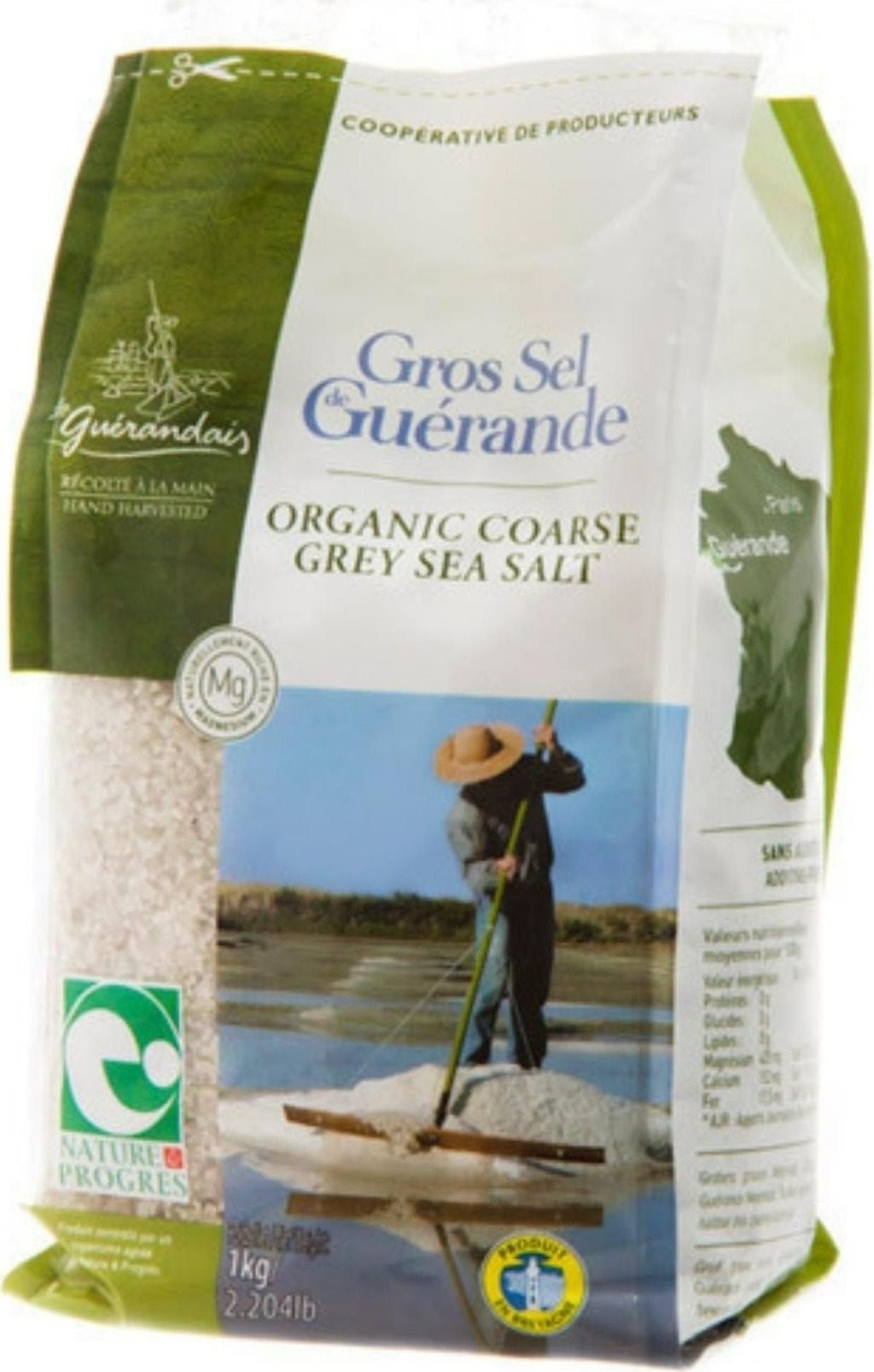 Le Guérandais Keltská soľ morská vlhká HRUBÁ 1 kg