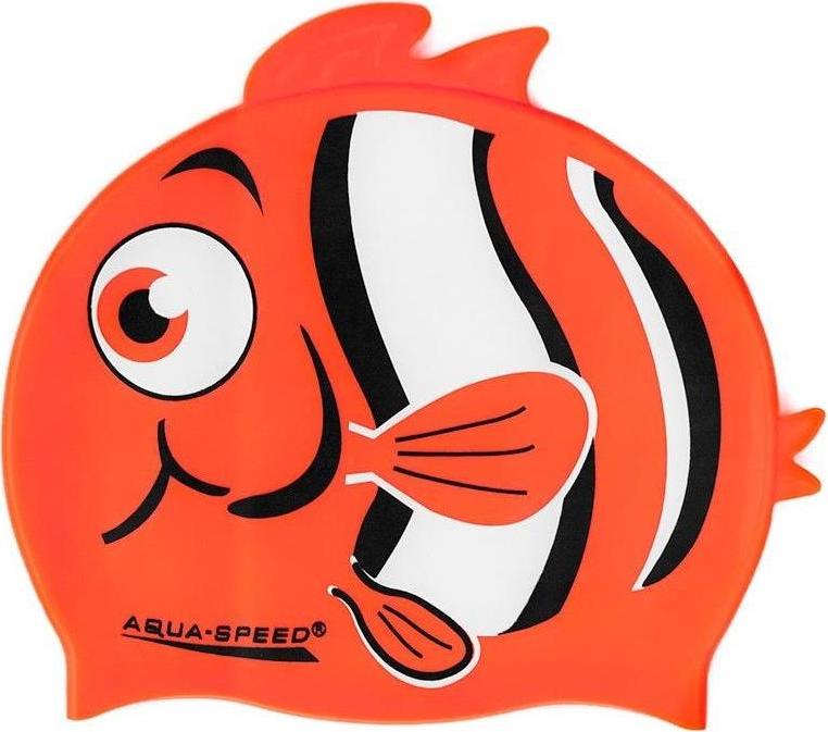 Aqua-Speed Detská plavecká čiapka Nemo oranžová