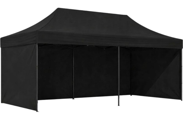 MultiGarden PAW-FGC Záhradný samorozkladací párty stan 3 × 6 m, čierny
