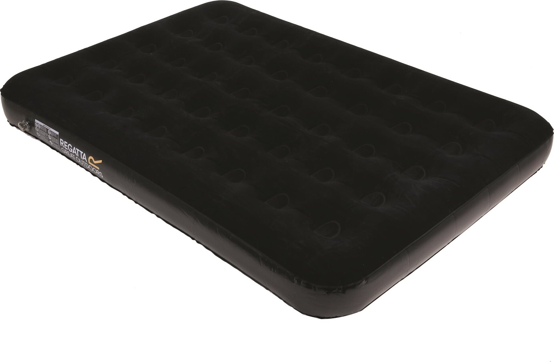 Regatta Flock Airbed Dbl Black