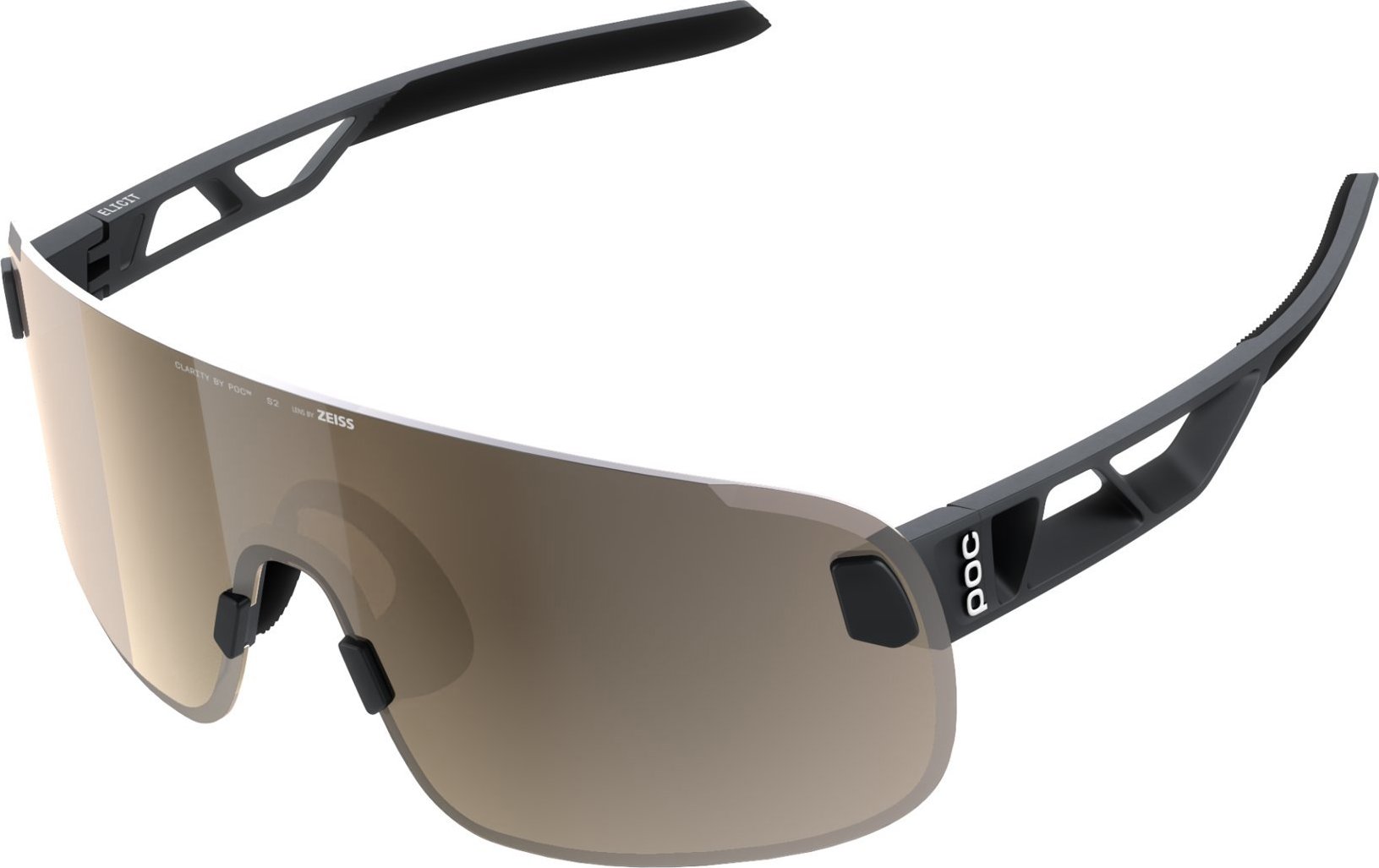 POC Elicit Uranium Black/Clarity Trail/Partly Sunny Silver One