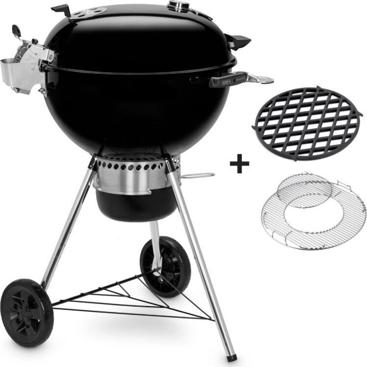 Weber Master-Touch® GBS Premium SE E-5775 na drevené uhlie, priemer 57 cm, Black s roštom GBS Sear Grate