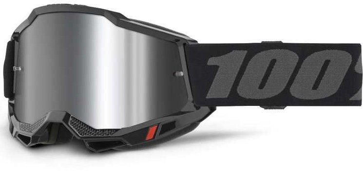 100% Speedlab Accuri 2 Goggle Black Mirror Silver Lens
