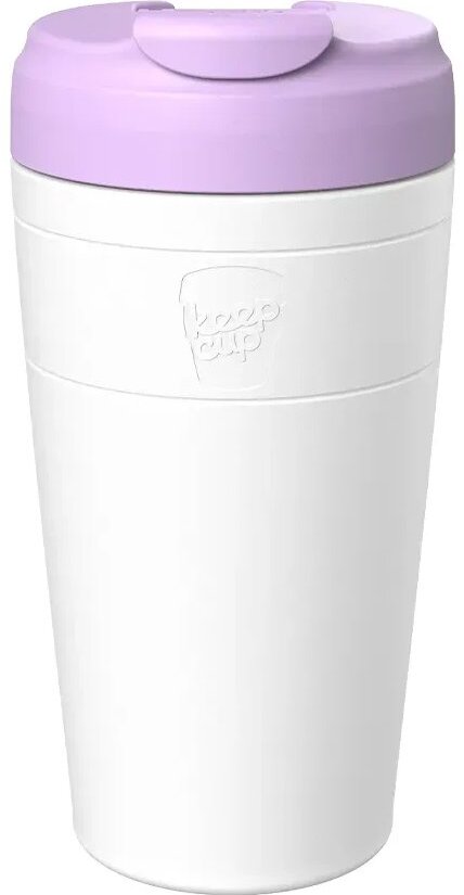 KeepCup Commuter Termohrnček White Lilac L