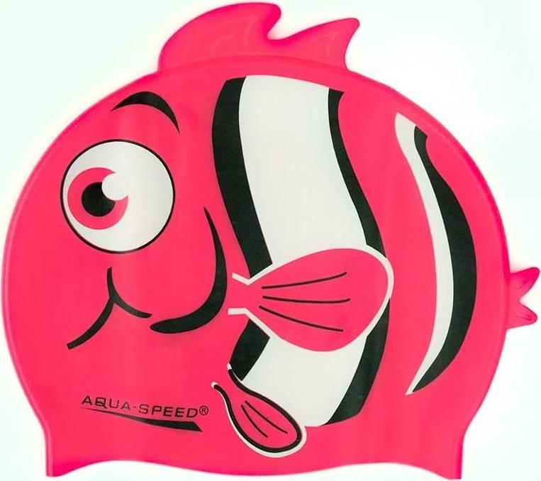 Aqua-Speed Detská plavecká čiapka Nemo ružová