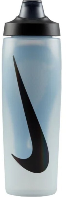 NIKE REFUEL BOTTLE LOCKING LID 24 OZ TRANSPARENT/BLACK/BLACK IRIDESCENT