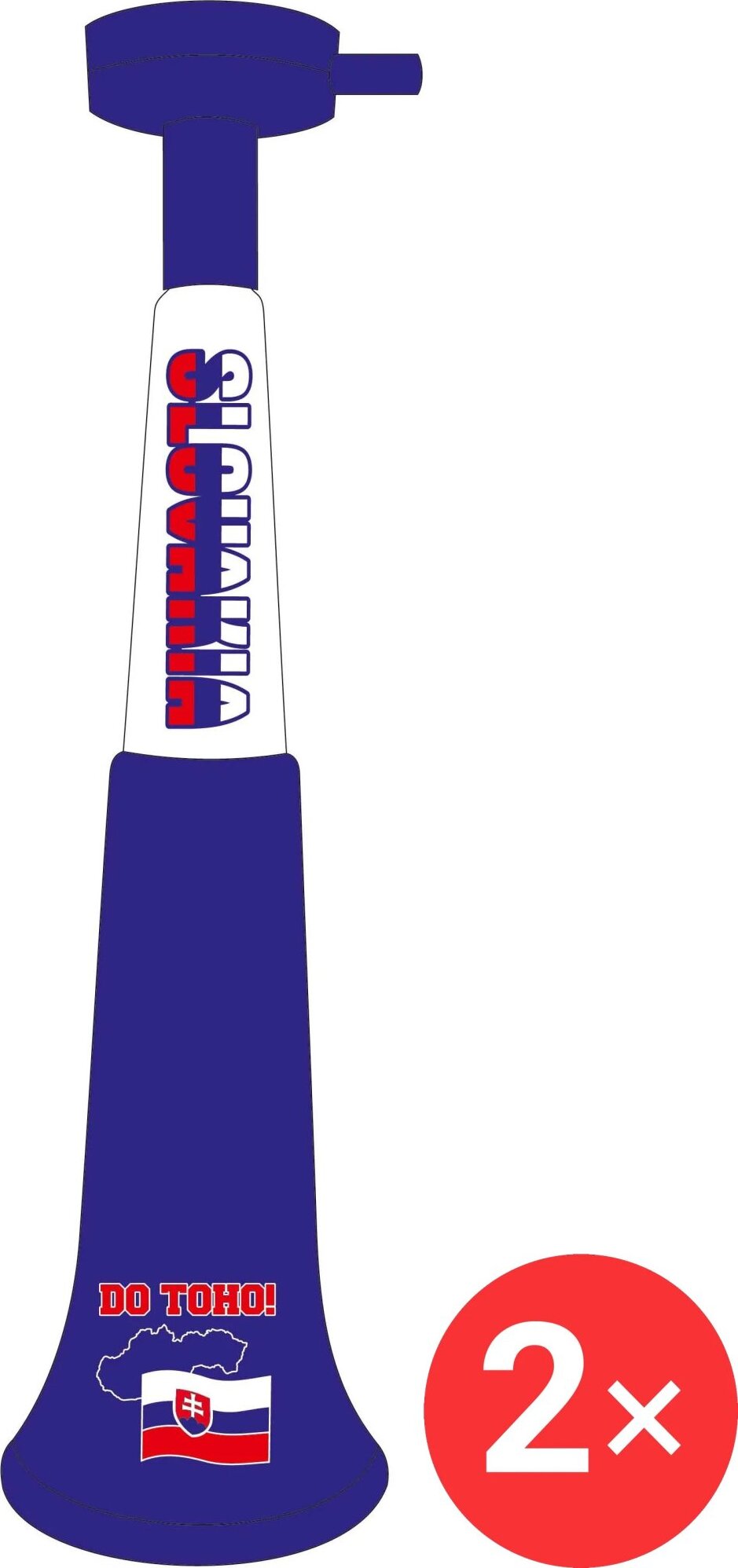 SPORTTEAM® Rúrka s nadstavcom SR 2 2 ks