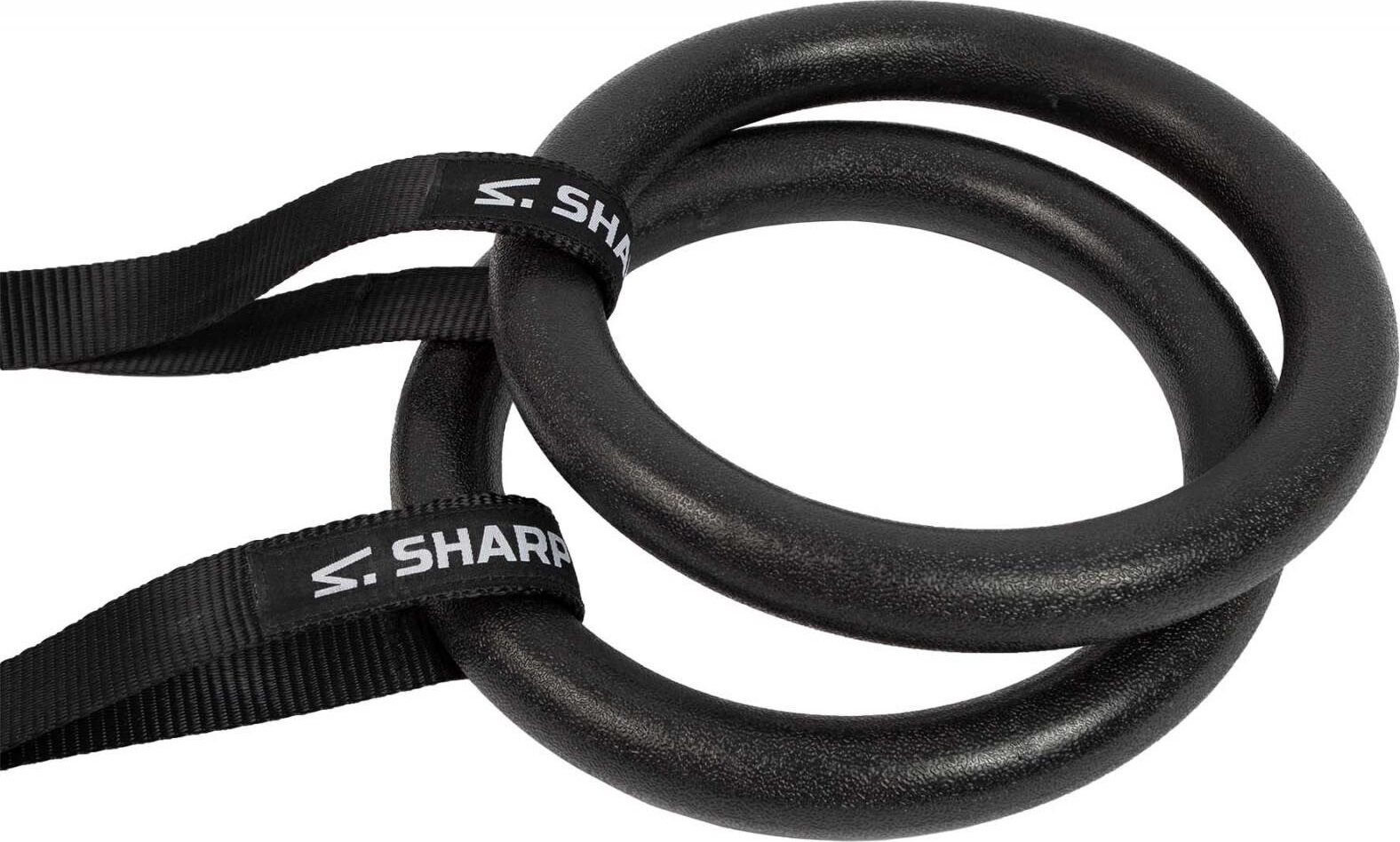 Sharp Shape Gymnastic rings black