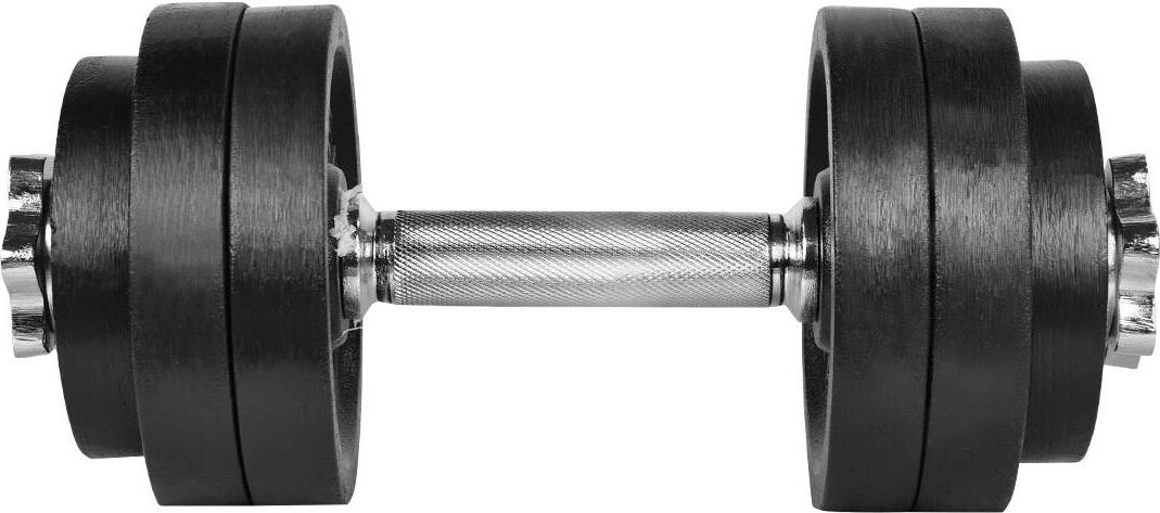 Rulyt Jednoručná činka 15 kg, 30 mm tyč/6× kotúč