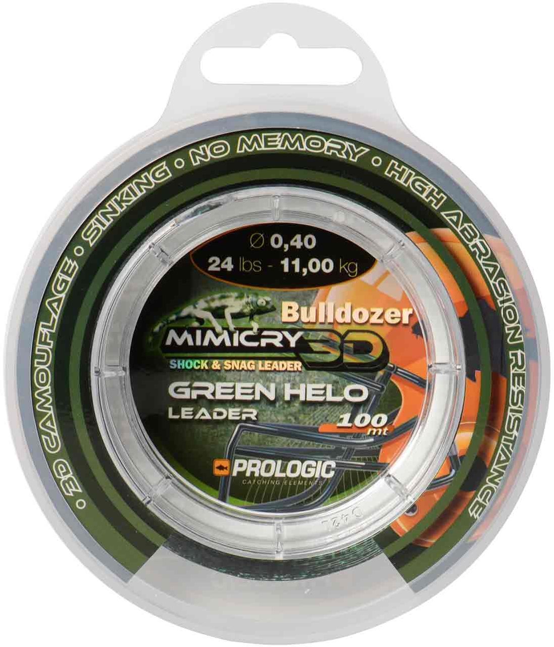 Prologic Mimicry Green Helo Leader 0,50 mm 32 lbs 15,6 kg 100 m