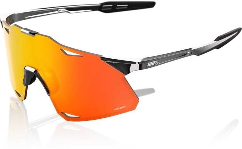 100% Speedlab Hypercraft Black Chrome HiPER Red Mirror