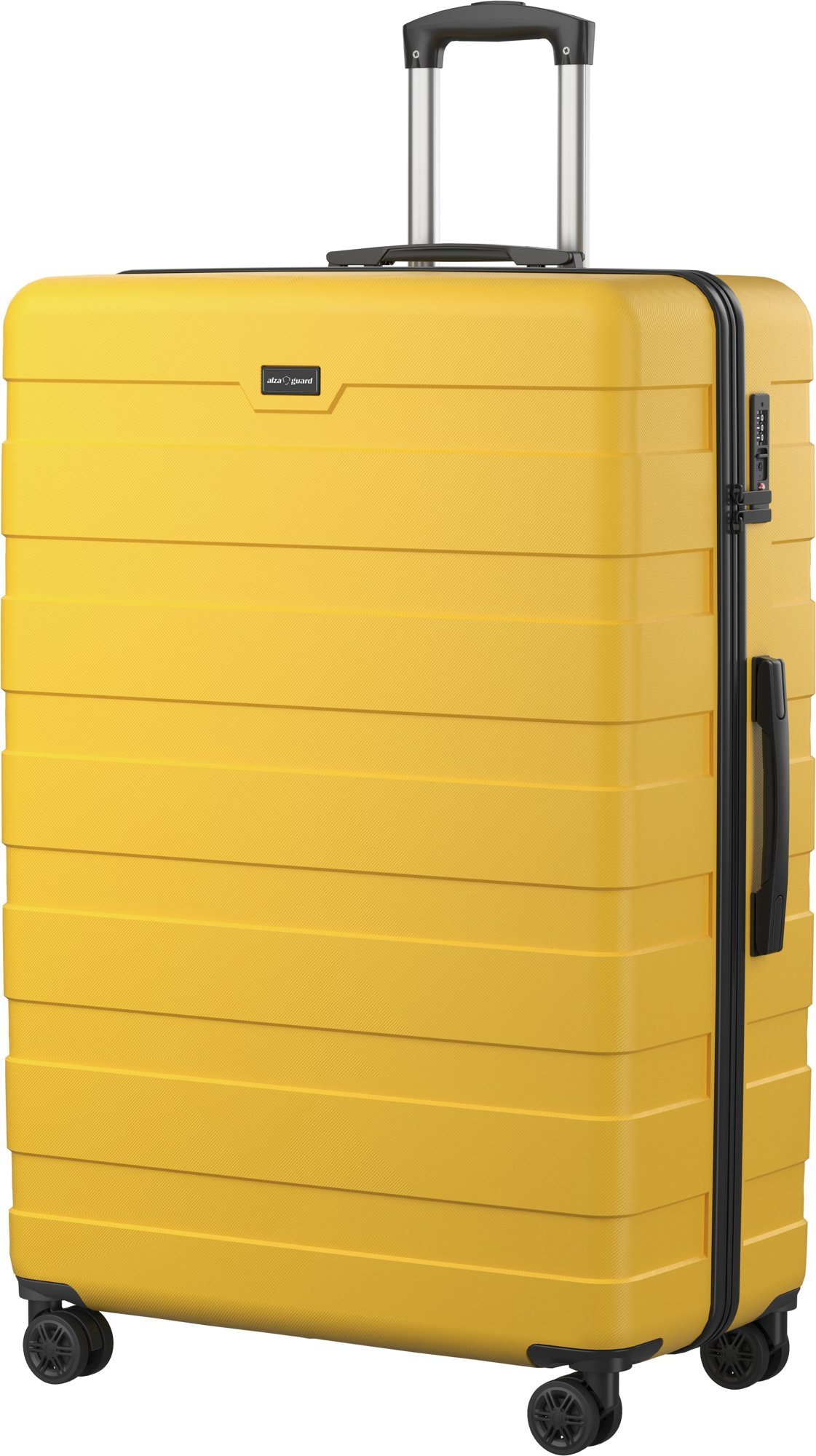 AlzaGuard Traveler Suitcase, veľkosť XL – žltý
