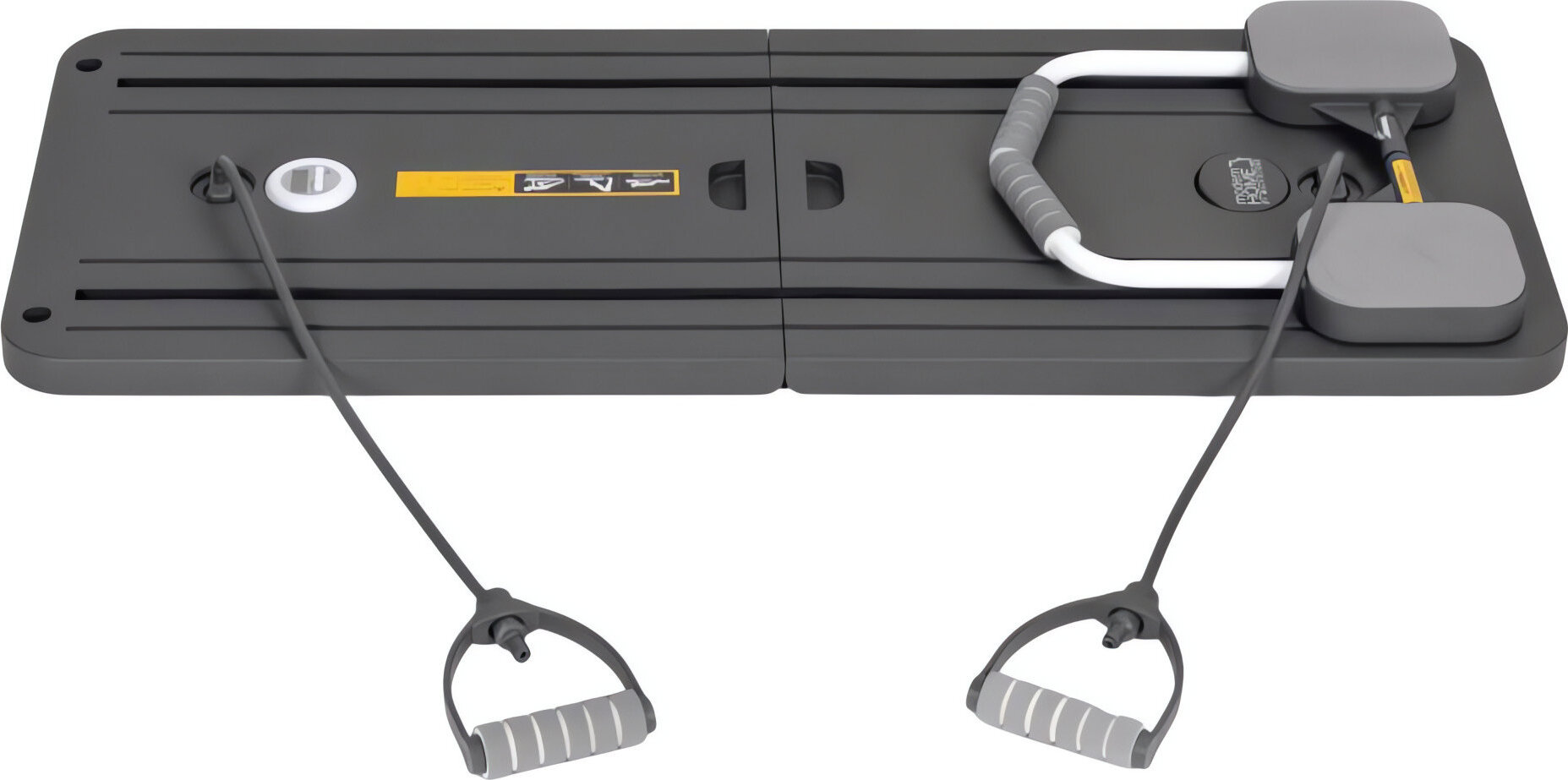ModernHome GB-PL-01 Multifunkčná Pilates cvičebná doska s expandérmi 106 × 41 cm