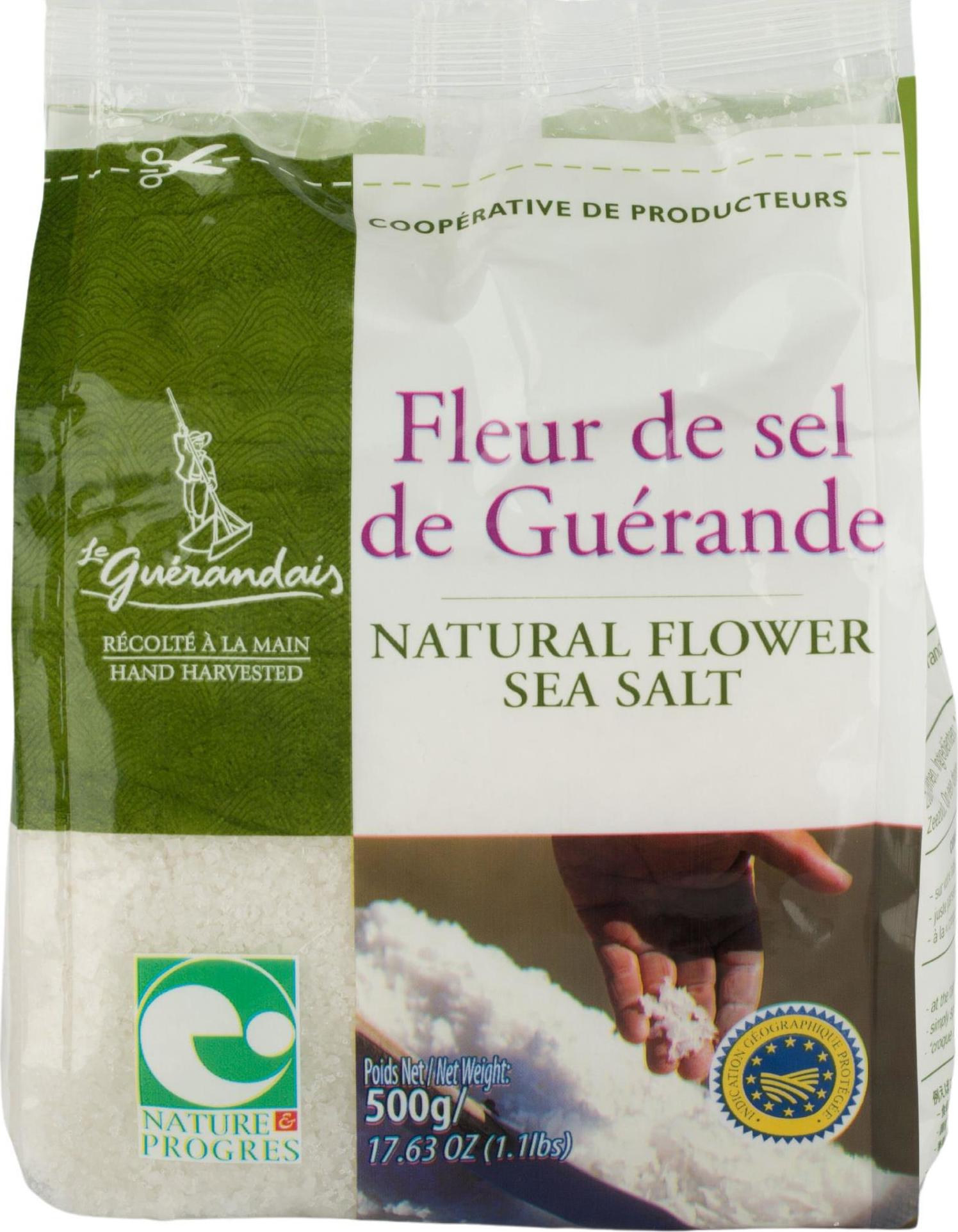 Le Guérandais Soľný kvet BIO 0,5 kg morská soľ – Fleur de Sel de Guerande