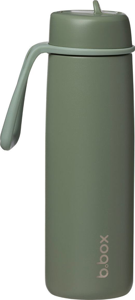 b.box Termofľaša so slamkou 690 ml olive
