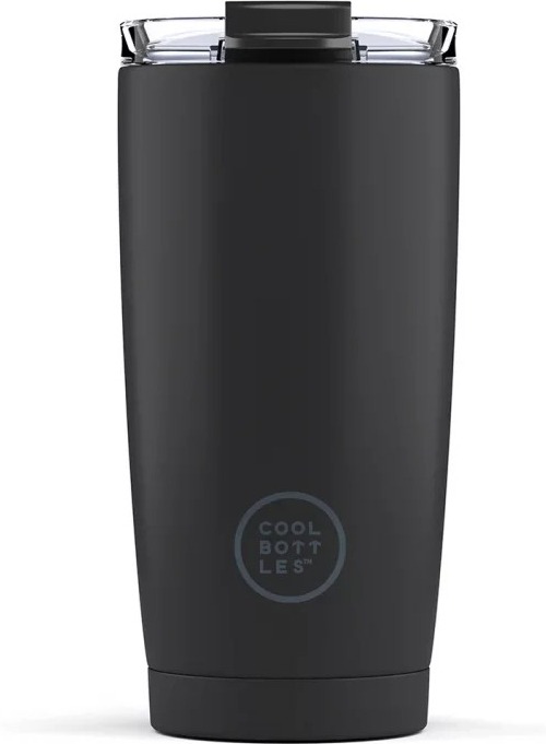 Cool Bottles Mono Black, trojvrstvový, 550 ml