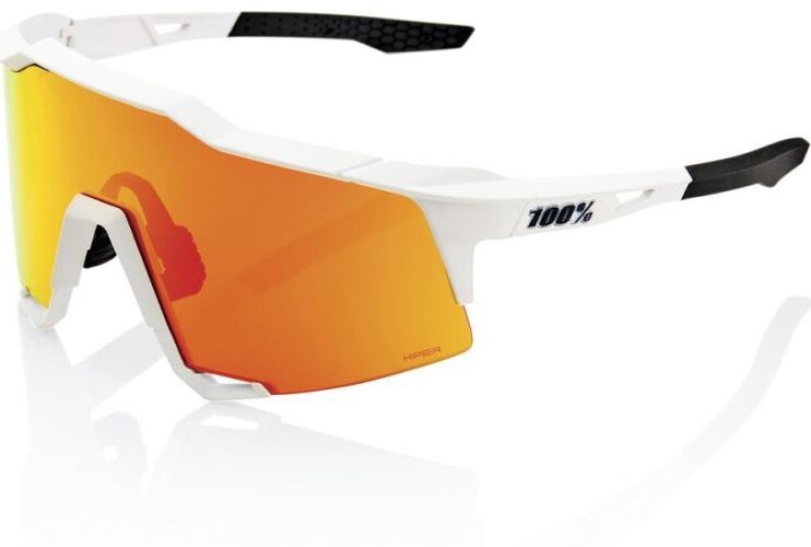 100% Speedlab Speedcraft Soft Tact Off White HiPER Red Multilayer Mirror Lens