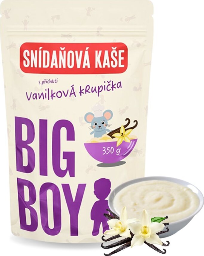 BIG BOY Ryžová kaša Vanilková krupička 350 g
