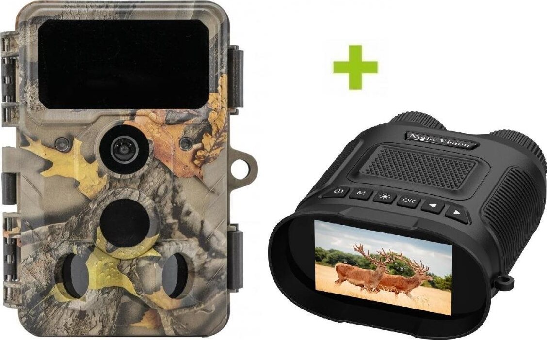 Fotopasca OXE WiFi Lovec RD3019 a binokulárne nočné videnie OXE DV29 + 32GB SD karta a stativ