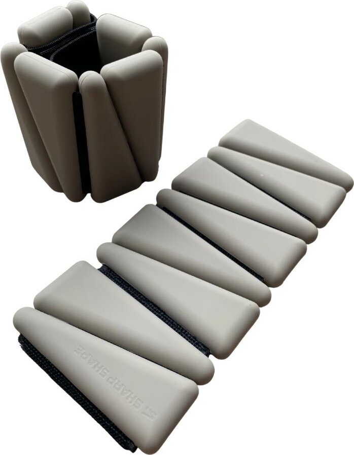 Sharp Shape Silikónové závažie 2 × 0,5 kg Moonstone béžové