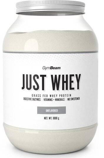 GymBeam Protein Just Whey 1000 g, bez príchuti