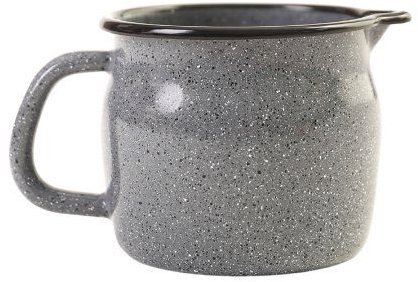Metalac Zaoblený smaltovaný hrnček s výlevkou 10 cm, 0,85 l