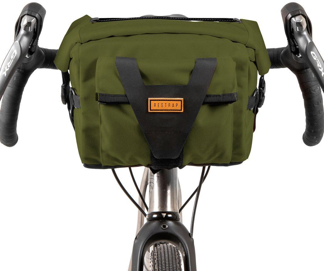 Restrap Taška na riadidlá Bar Pack – olive