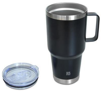 Iris Barcelona Tumbler s rukoväťou 850 ml, čierny