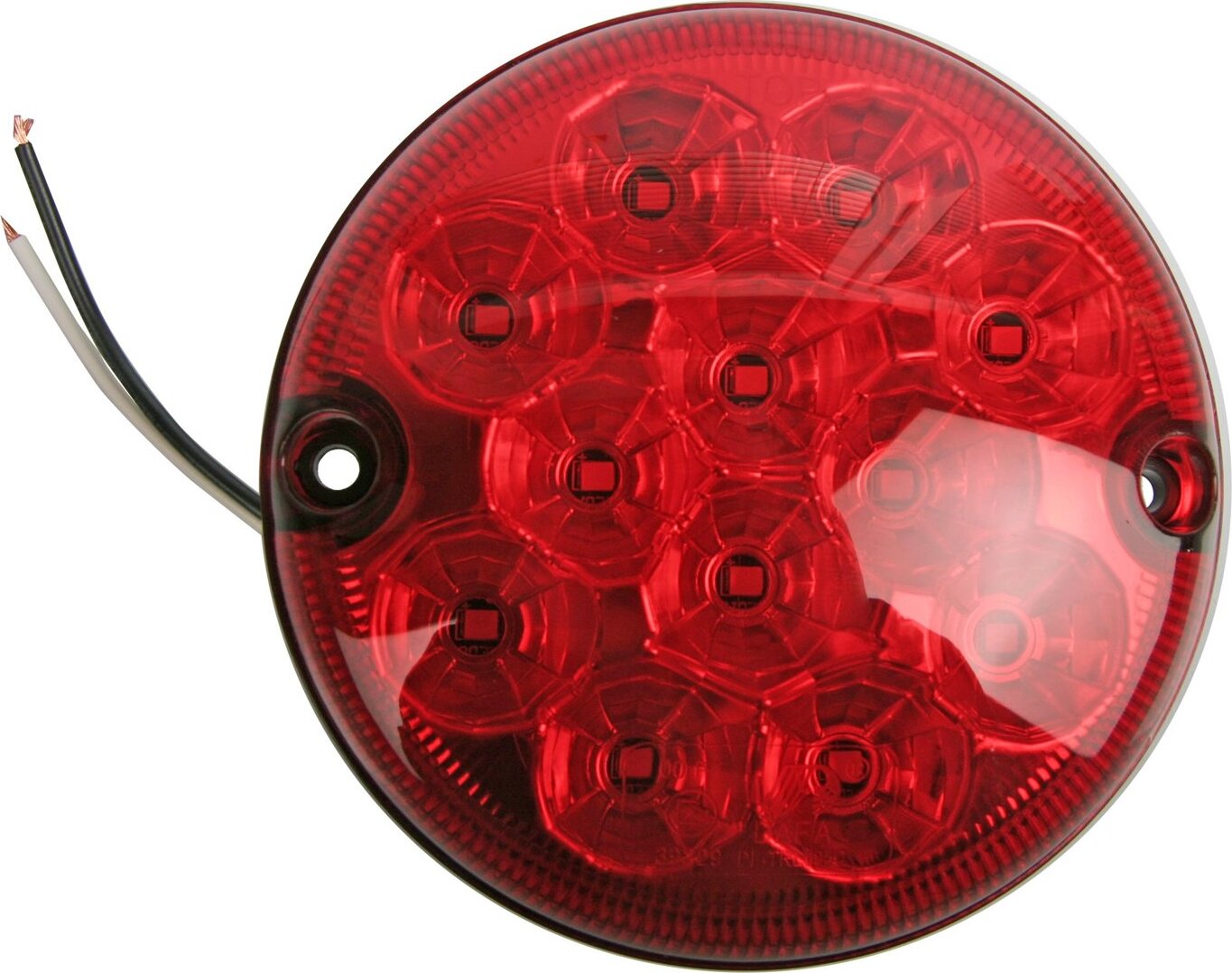 Multipa Hmlové svetlo zadné okrúhle, 140 mm, 14× LED, 12/24 V