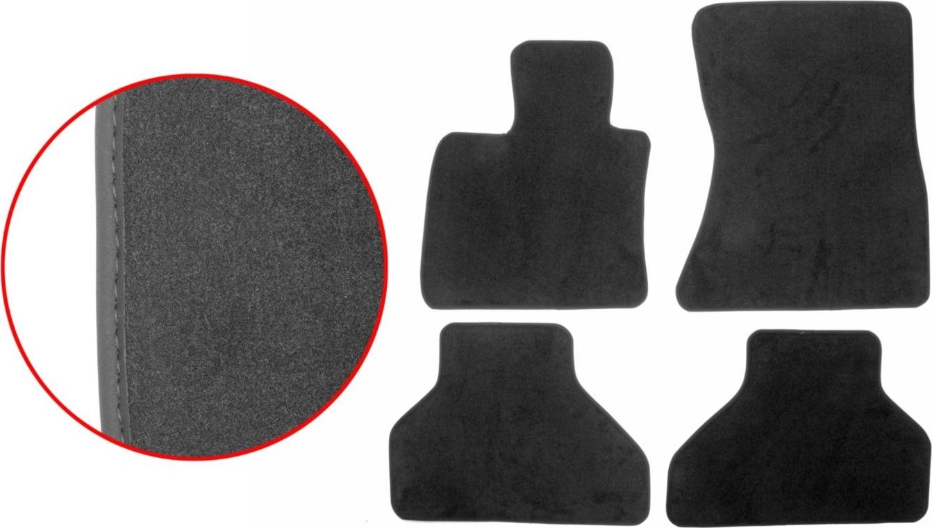 ACI, textilné koberce pre BMW X5, 07-10 EXCLUSIVE (sada 4 ks)