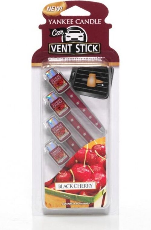 YANKEE CANDLE Black Cherry Vent Stick 4 ks