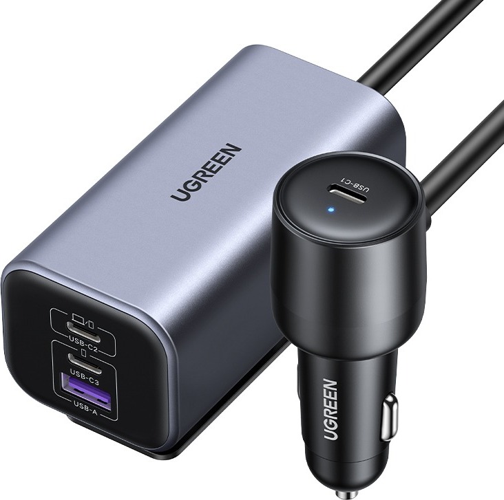 UGREEN 150W 4-Port GaN Fast Car Charger