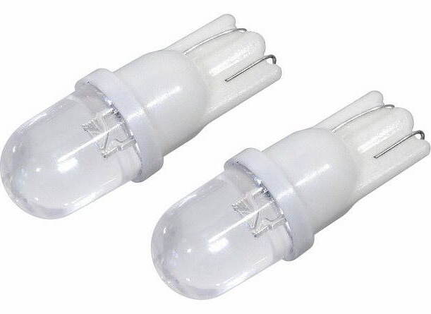 COMPASS 1 LED 12 V T10, biela, 2 ks