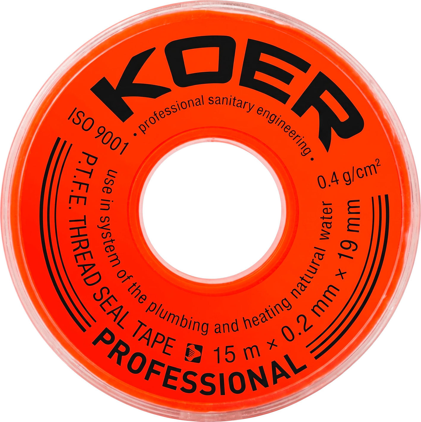 KOER Teflónová tesniaca páska, 15 × 19 × 0,2 mm, STP-11 PRO
