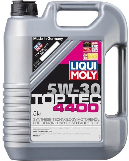 Liqui Moly Motorový olej Top Tec 4400 5W-30, 5 l