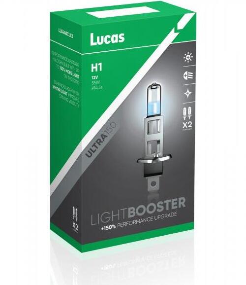 Lucas LightBooster H1 12 V 55 W +150 % sada 2 ks
