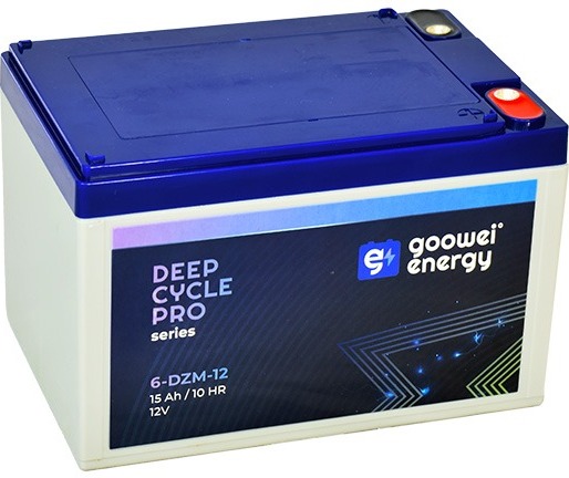 GOOWEI ENERGY 6-DZM-12, batéria 12 V, 15 Ah, ELECTRIC VEHICLE
