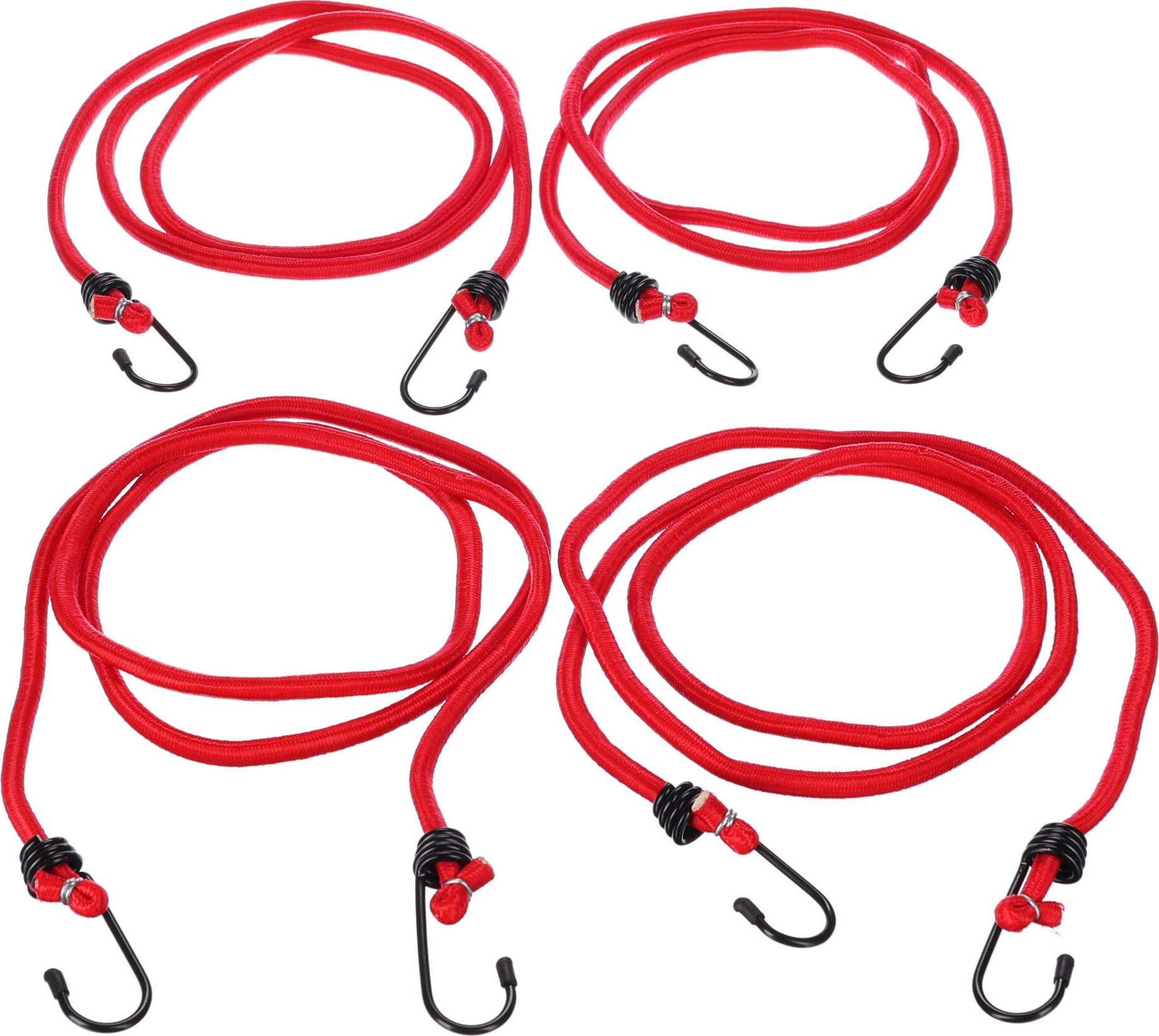 Sixtol Gumené upínacie popruhy/gumicuky Cargo Cord Basic 200, 200 cm, 4 ks