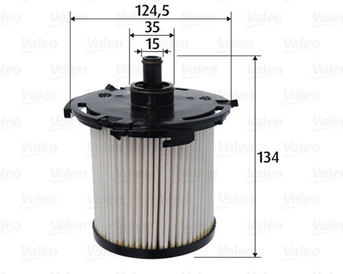 VALEO Palivový filter 587098