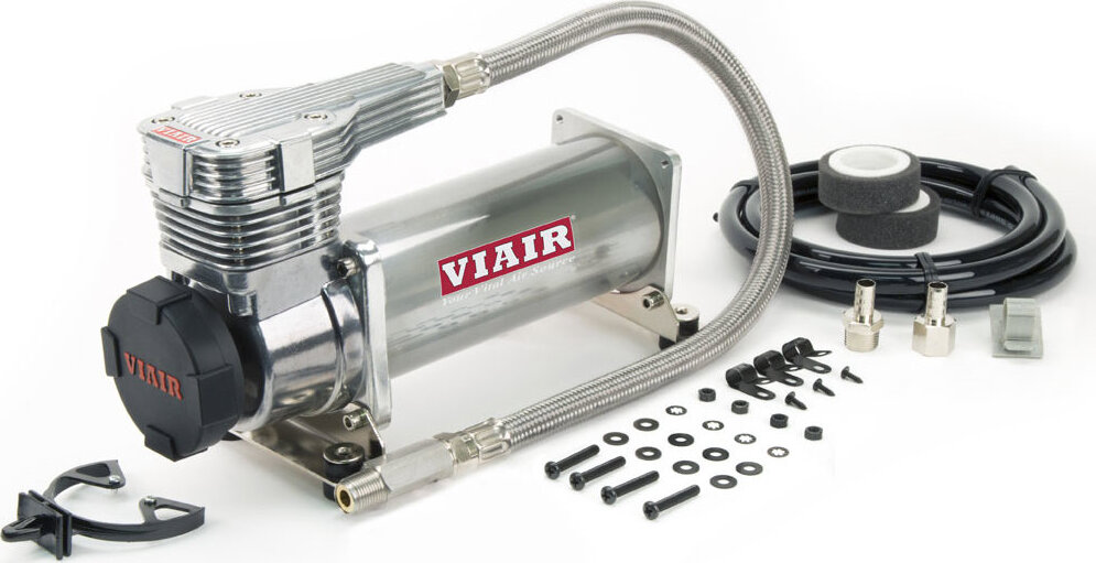 VIAIR Vzduchový kompresor 485C, 100 % prac. cyklus pri 200 PSI, farba Platinum