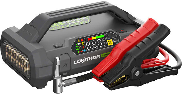 LOKITHOR Štartovací zdroj s kompresorom JA3000 PRO, 12 V, 3000 A, 46 Wh