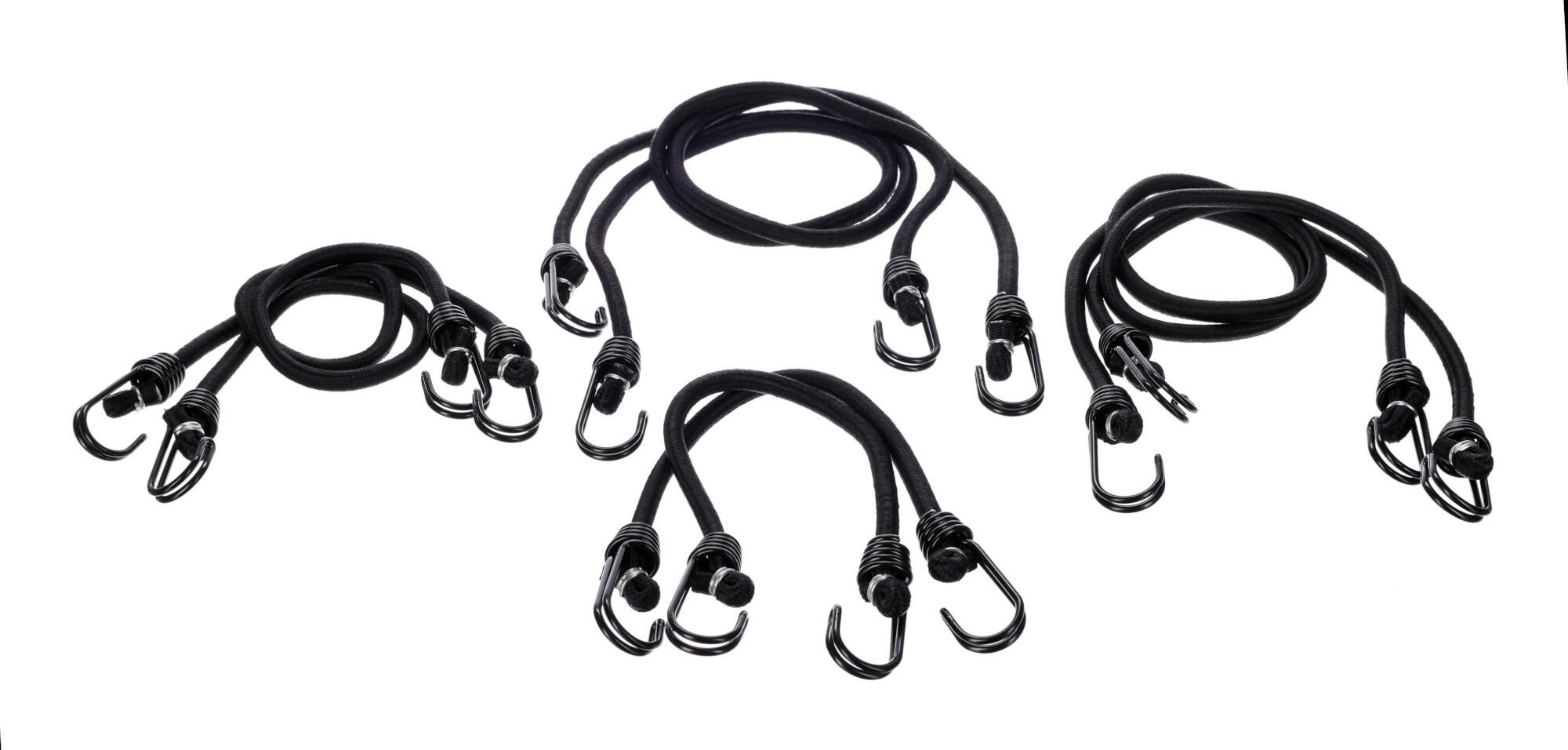 Sixtol Súprava Gumových upínacích popruhov/gumicukov Cargo Cord Set Premium 8, 8 ks