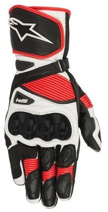 ALPINESTARS rukavice SP-1 2, čierne/biele/červené, veľ. S