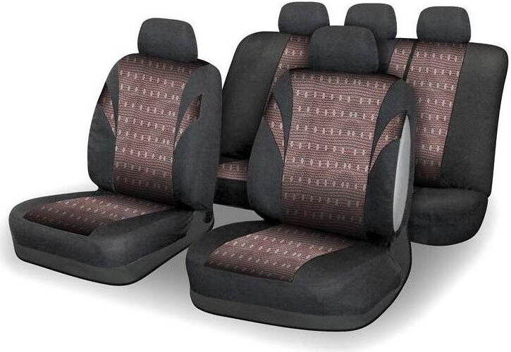 COMPASS Poťahy sedadiel sada 9 ks JACK I. AIRBAG